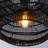 1-Light Outdoor Wicker Coastal Rattan Pendant-189977089