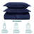 3 Piece Bedspread Set - Reversible Quilt Set - Lightweight Microfiber Coverlet for Queen King Twin-127275585-127275592