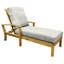 St. Lucia Outdoor Teak Chaise Lounge-1308907984