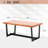 Rectangular Wood Outdoor Picnic Table , 70.87'' in. W 37.4'' in. D