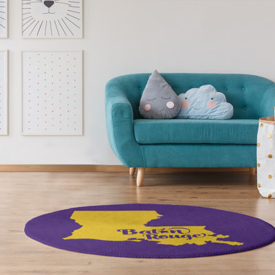 Tapis en poly-chenille louisiana sports colors