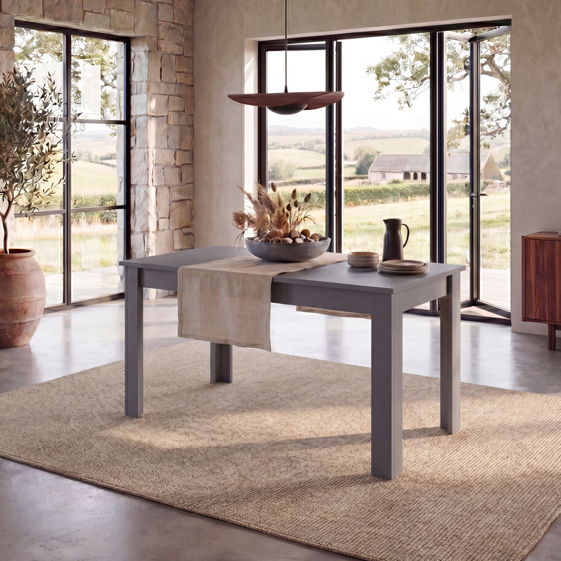 Iriemi Dining Table, 74cm H x 117cm L x 76.5cm W, Grey