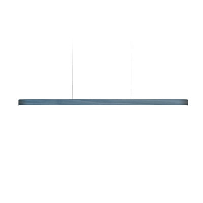 I-Line Slim Long Suspension Light - DIM0-10V LED - Matte White Finish - Blue