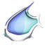 Murano Glass Design Tropical Fish-503727238-503727239