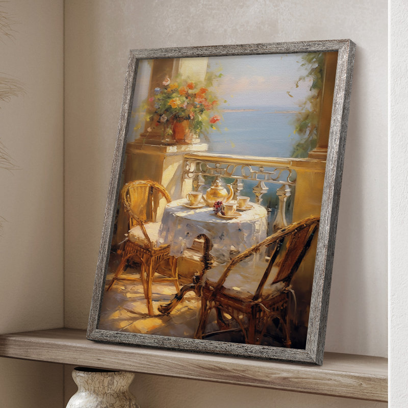 FLORAL Series DCCLVI Framed Print - Solid Wood, 11" H x 9" W