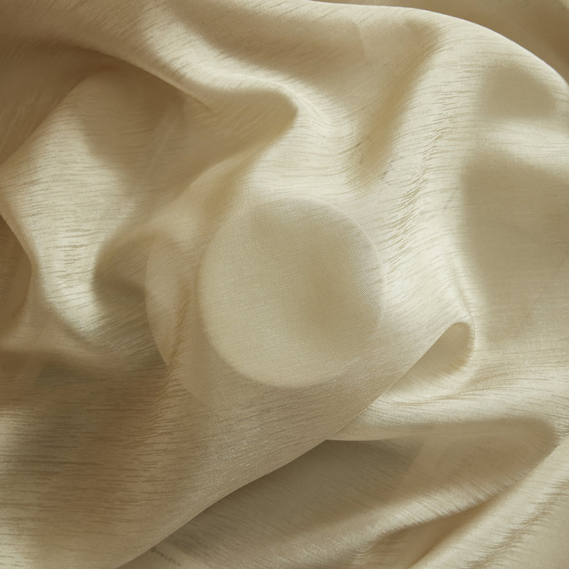 Carmille Semi-Sheer Grommet Curtain Panels, Taupe, 54" W x 95" L