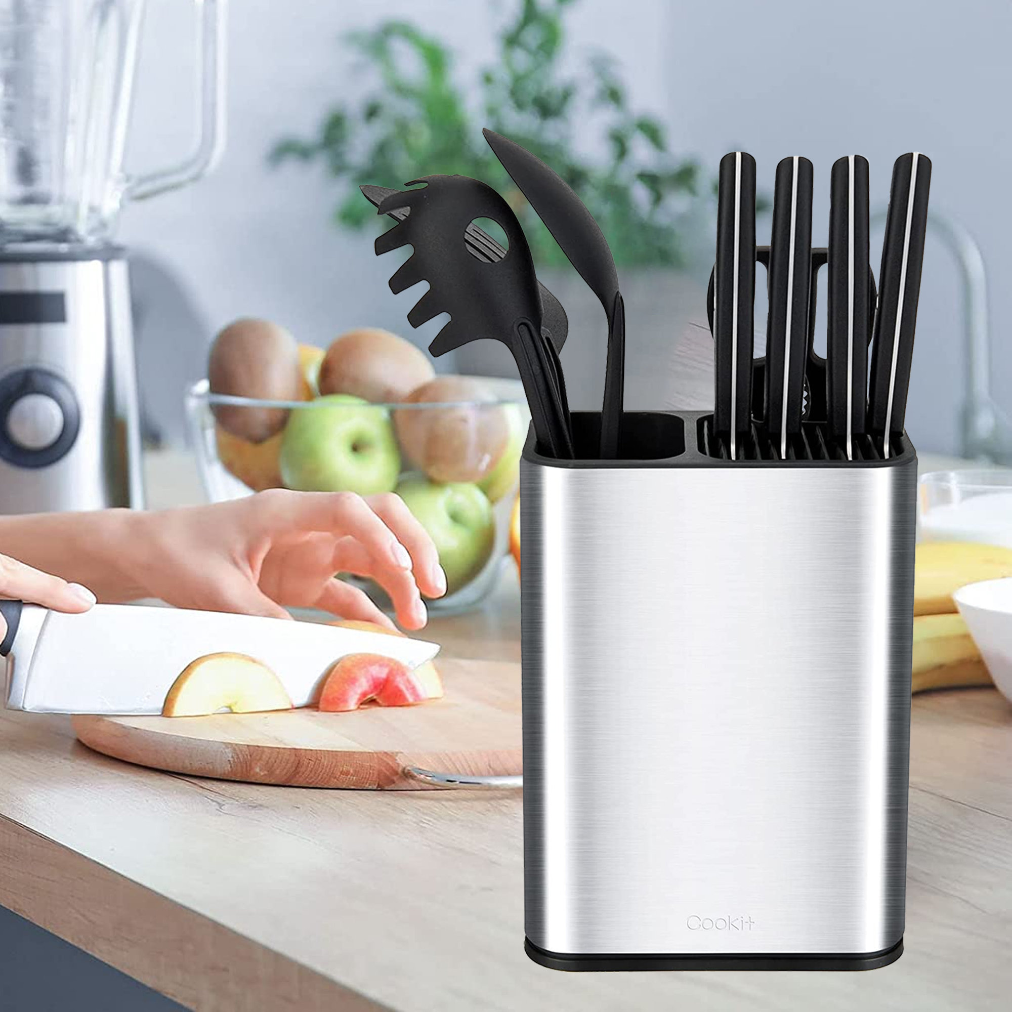  Knife Block Without Knives, Cookit Universal Round