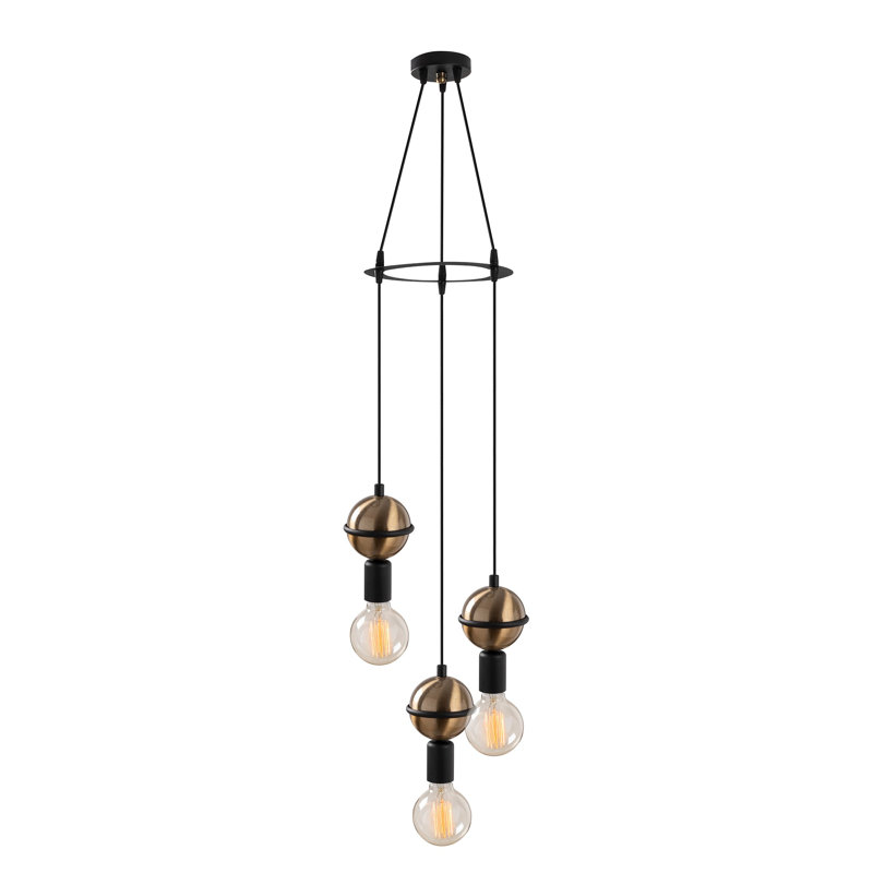 Luminaire suspendu à 3 lumières Felice