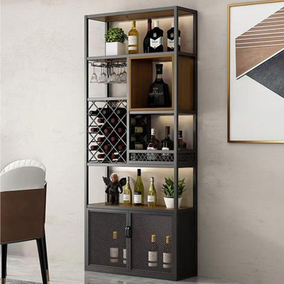 Vintage Iron Wine Rack