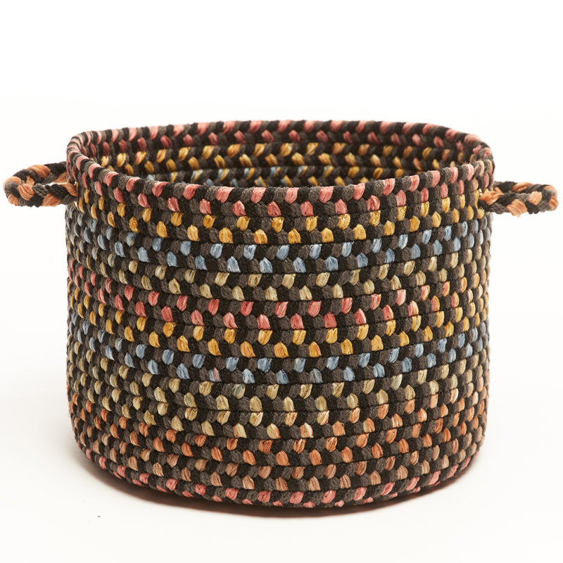 Panier en tissu Bar Harbor, H 10 po x l 14 po x P 14 po, 42 pintes, Bleu
