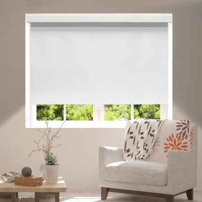 100% Blackout Covered Cordless Roller Shade for Indoor Windows