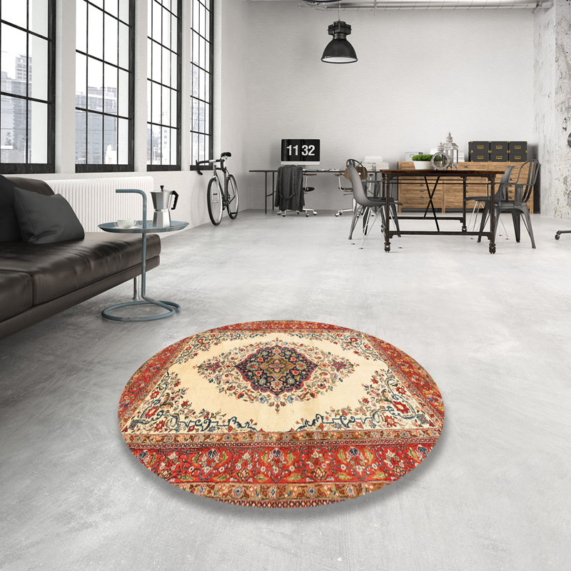 Changir Oriental Indoor Rug, Round 3'