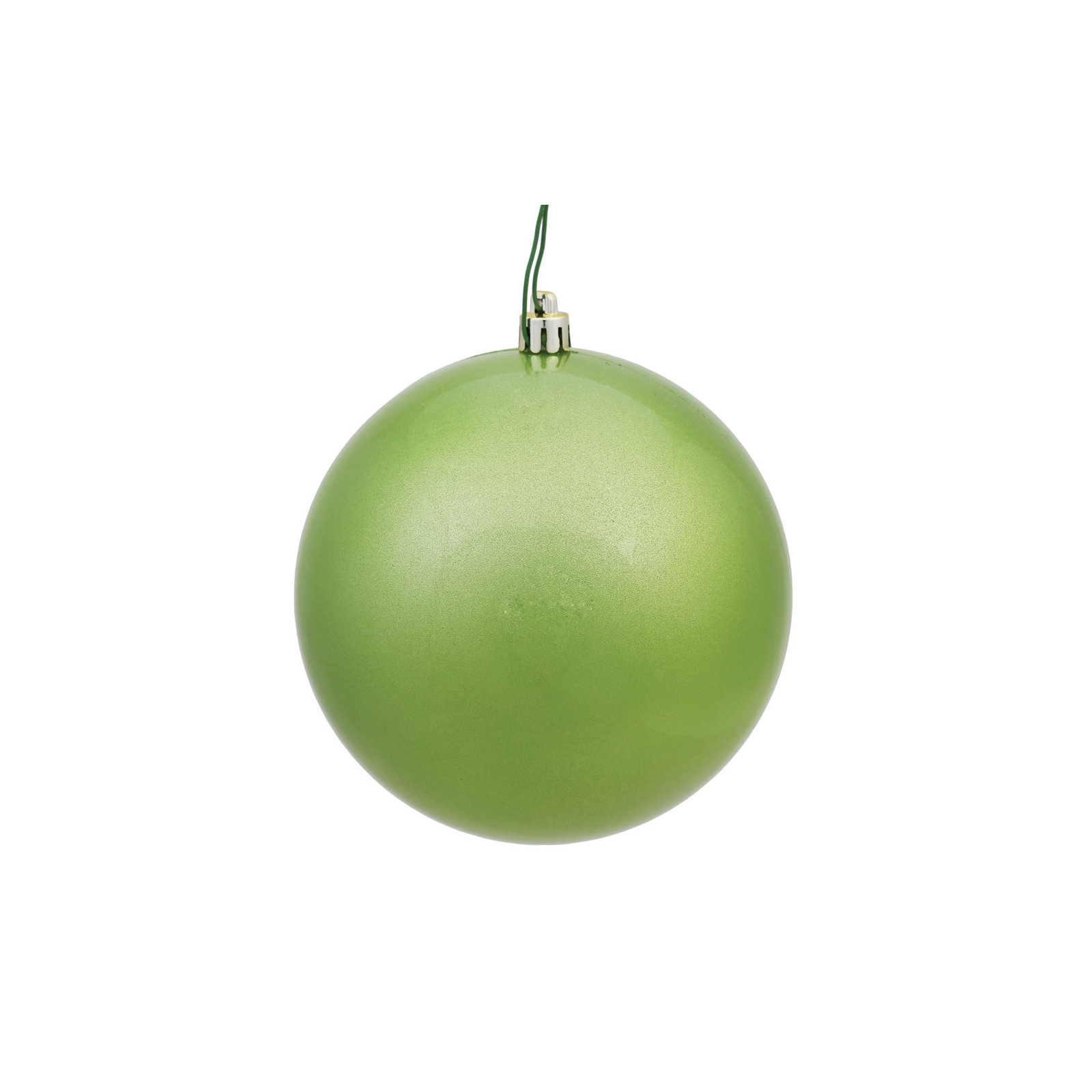 Christmas Ball Ornament, Celadon, 6" H x 6" W x 6" D