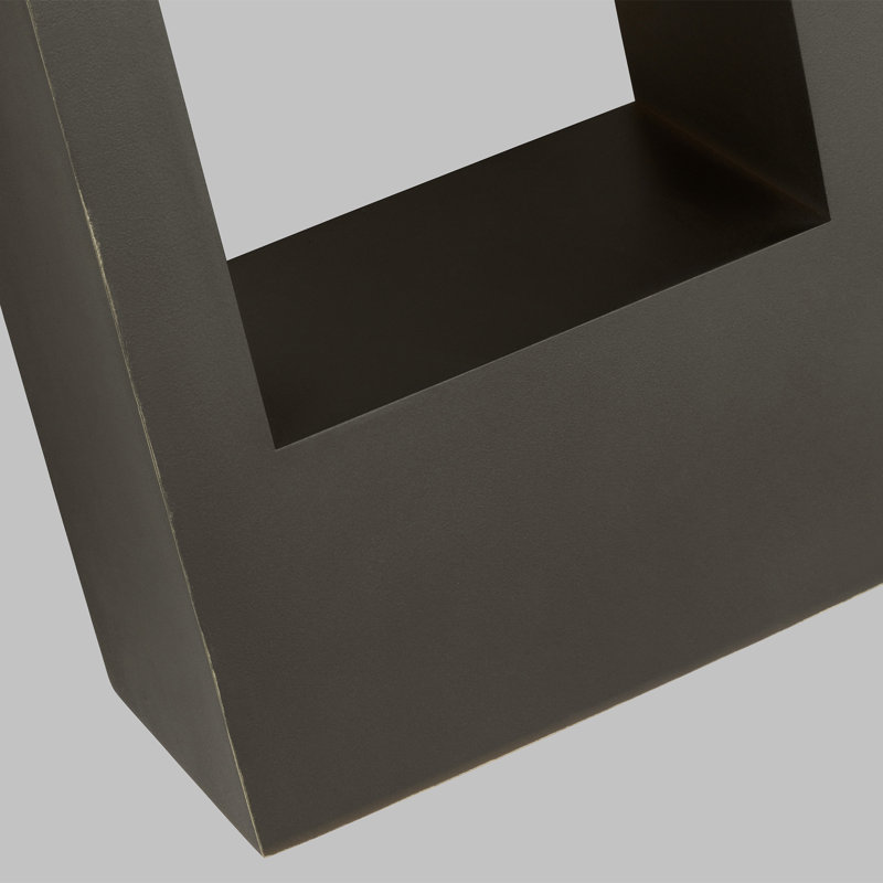 Testa LED Outdoor Flush Mount, Antique Bronze, 20" H x 7" W x 7" D