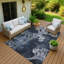 Tapis floral intérieur / extérieur lavable à la machine Leavittsburg ACN2239-1052647805