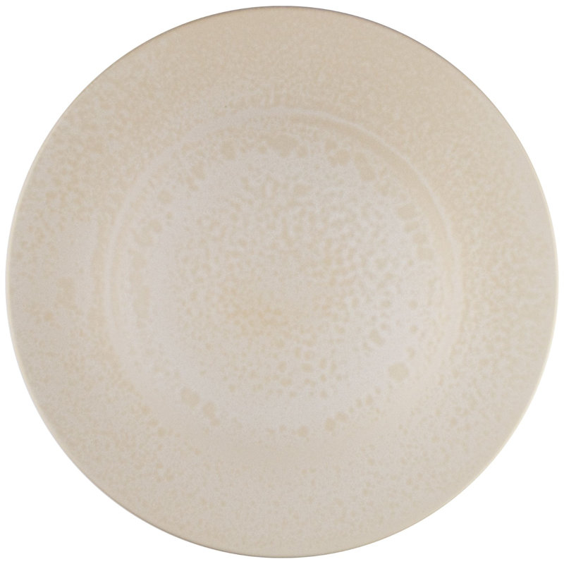 Marble Hammered Stoneware Presentation Plate 33 cm