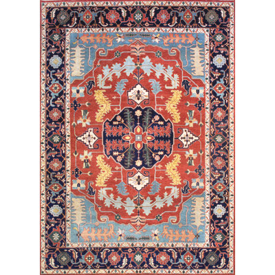 Serapi Hand Knotted Wool Oriental Area Rug