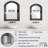 Monochrome Eye II - Geometric Arch Unique Wall Mirror Decor, Black Asymmetrical Large Mirror, Printed Metal Art-1342732612