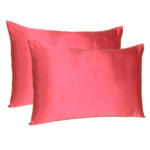 Taie d'oreiller en satin  (Ensemble de 2)
