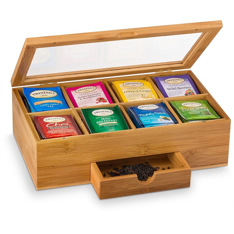 Seashell Bamboo Tea Box
