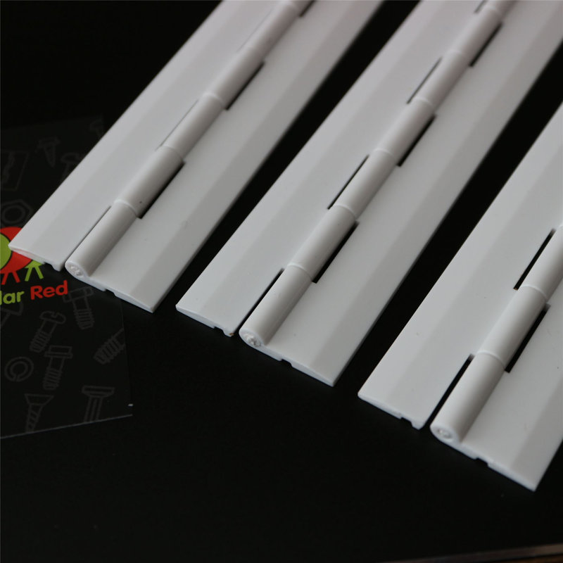 Acrylic Hinge 150mm White, Continuous Acrylic Piano Hinges
