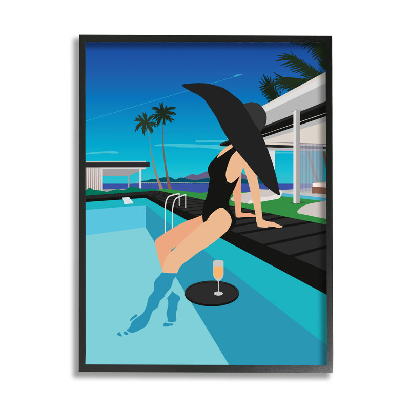 Mode relaxante - impression, H 14 po x l 11 po x P 1,5 po, Giclée encadrée noir minuit