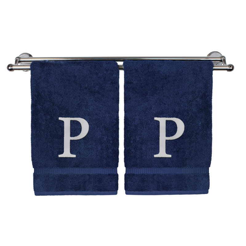 Cydny Hand Towel, Navy/White, P