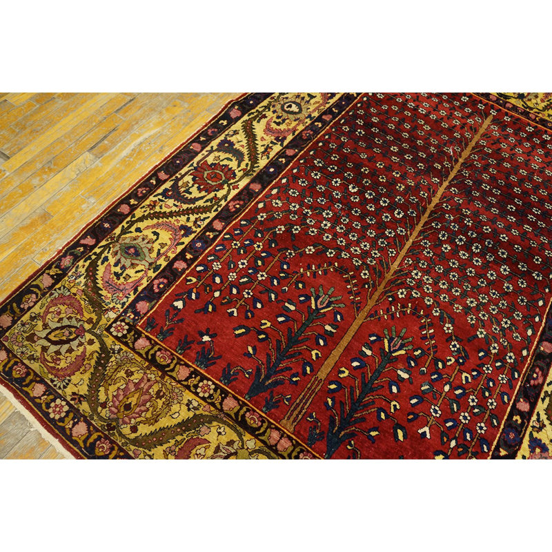 Hand Knotted Wool Geometric Area Rug