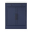 Armoires de rangement modernes bleues, buffet en MDF pour cuisine/salle à manger