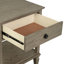 Night Stand In Reclaimed Grey Tint, Open Storage Option With 1 Drawer And Shelf, Natural Finish Wire Bursh Feature, Assembly Needed, Wood Veneer Color Scheme, Setup One Design, Required, Solid Legs-132998230