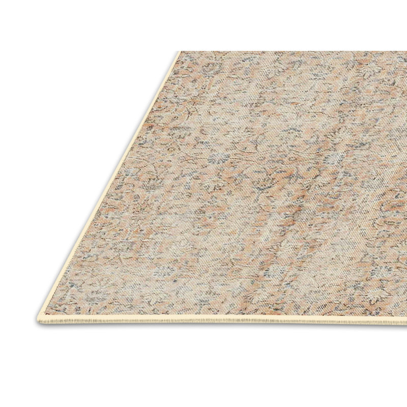 Surface beige contemporaine tapis, Rectangle 5 pi x 7 pi