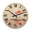 Horloge murale en bois massif Perth-331078073