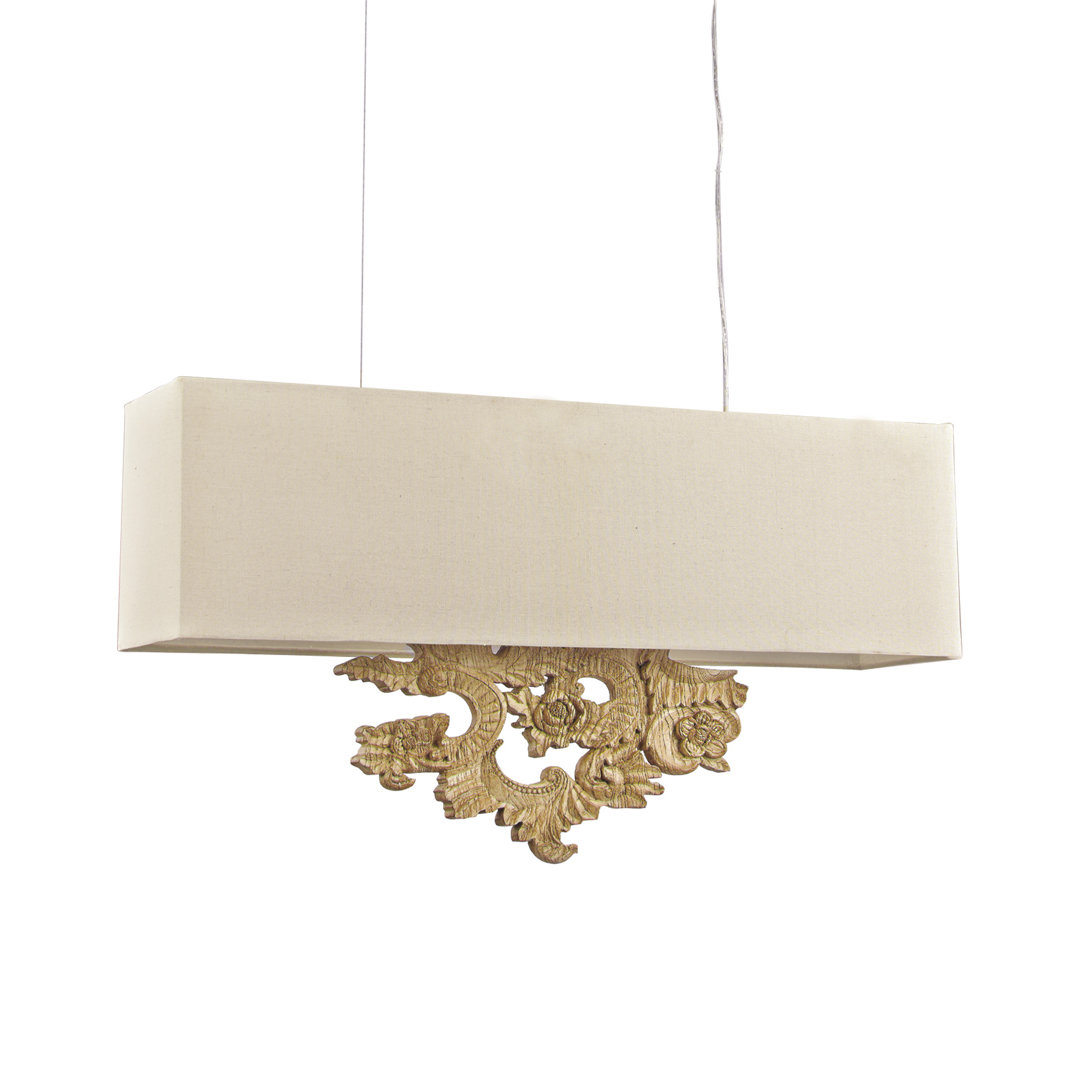 Caspian 1-Light Rectangle Pendant