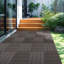 Carreaux de terrasse à emboîter bricolage - Revêtement de sol extérieur et intérieur imperméable pour patio-123428318
