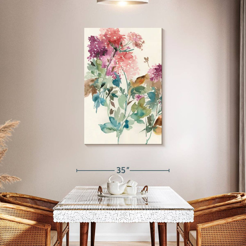 Avery Sweet Hydrangea II, 45" H x 30" W