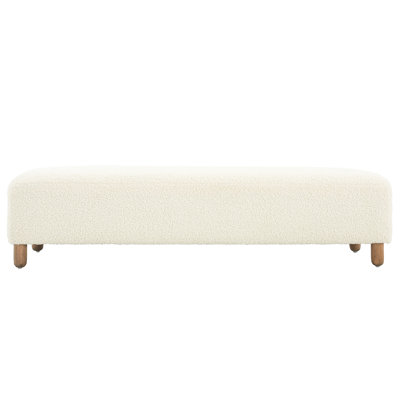 Comfortable Ottoman, White
