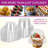  100 Pcs Individual Cupcake Containers, Plastic Clear Cupcake Holder With Lid, Cupcake Boxes