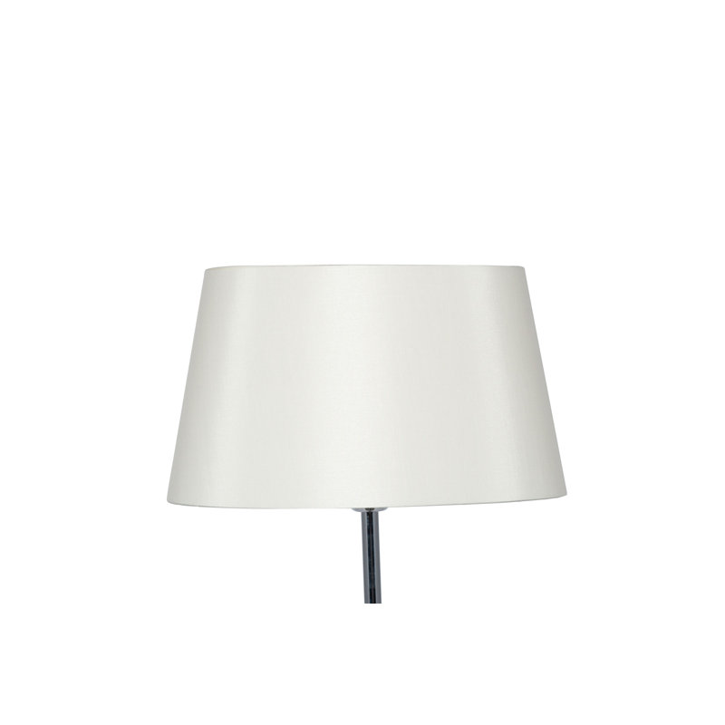 Martha Oval Silk Mix Tapered Lampshade, Cream, 20cm H x 35cm W x 19cm D
