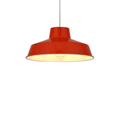 Pluto 12 cm H Bowl Pendant Shade ( Screw On )