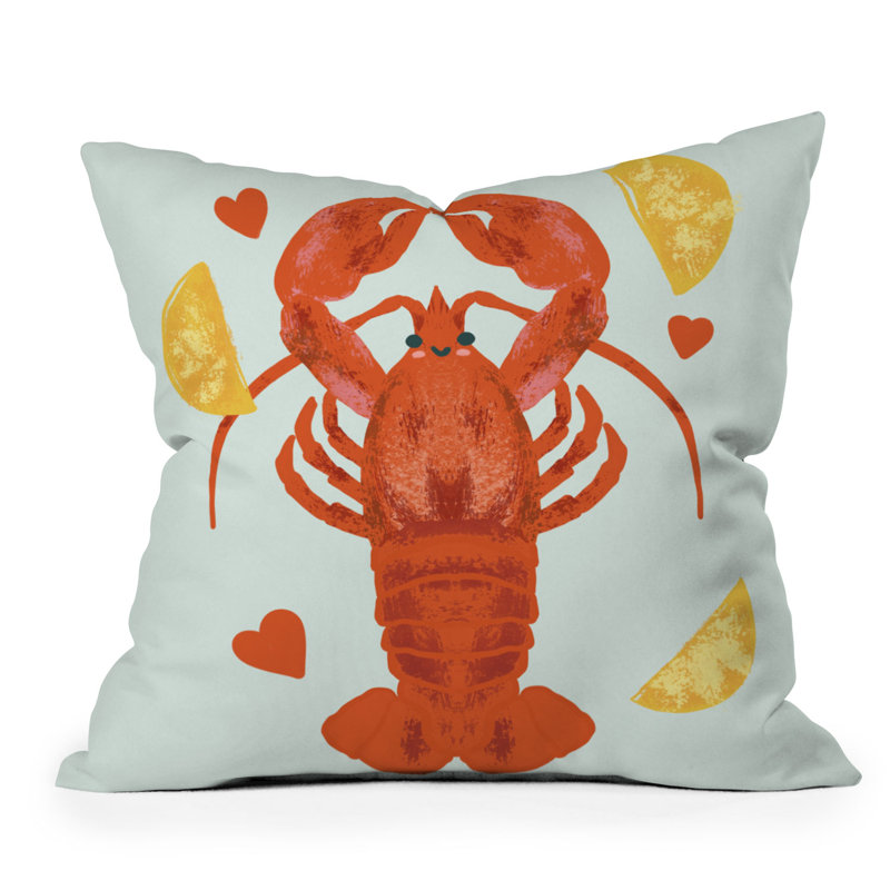 Coussin Design Lob You, 26 po x 26 po