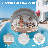 73" Tanning Pool Lounger Float With Retractable & Removable Canopy Spf50+ White