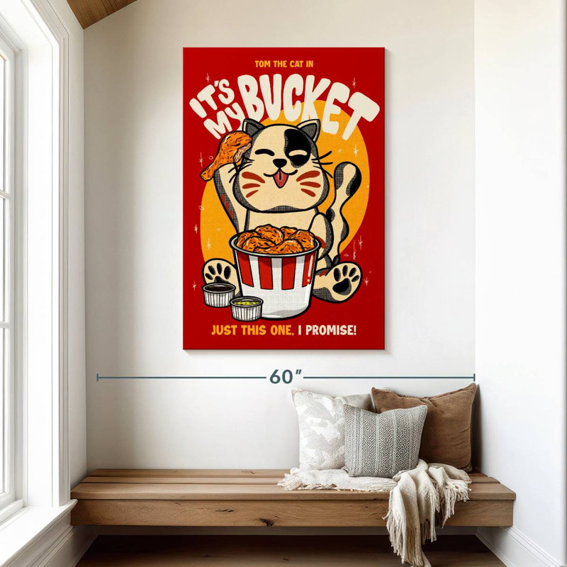 Yarlin It's My Bucket, 48" H x 32" W