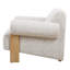 Chaise d'appoint rembourrée Dave