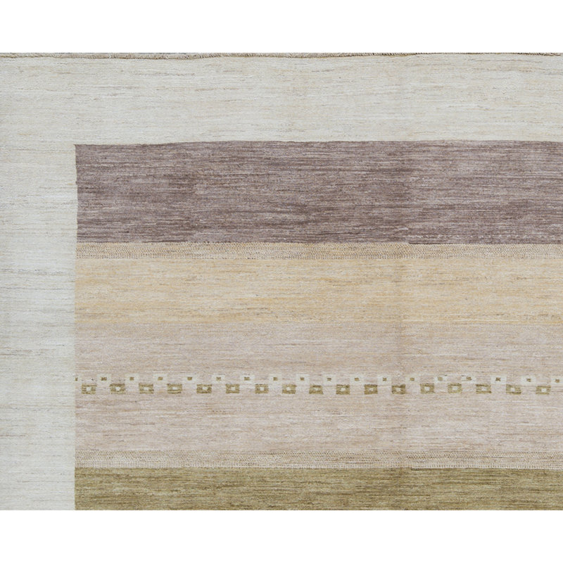 Gabbeh Wool Striped Area Rug