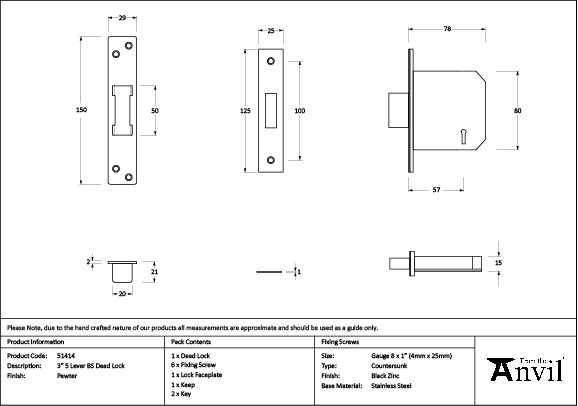 Product Dimensions