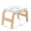 Banc rembourré en similicuir Overlea