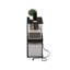 Table de bout avec rangement ouvert Ebern Designs Addae, table de bout avec port USB et port de charge de type C, espresso-1302389218