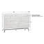 Commode double 6 tiroirs Aine