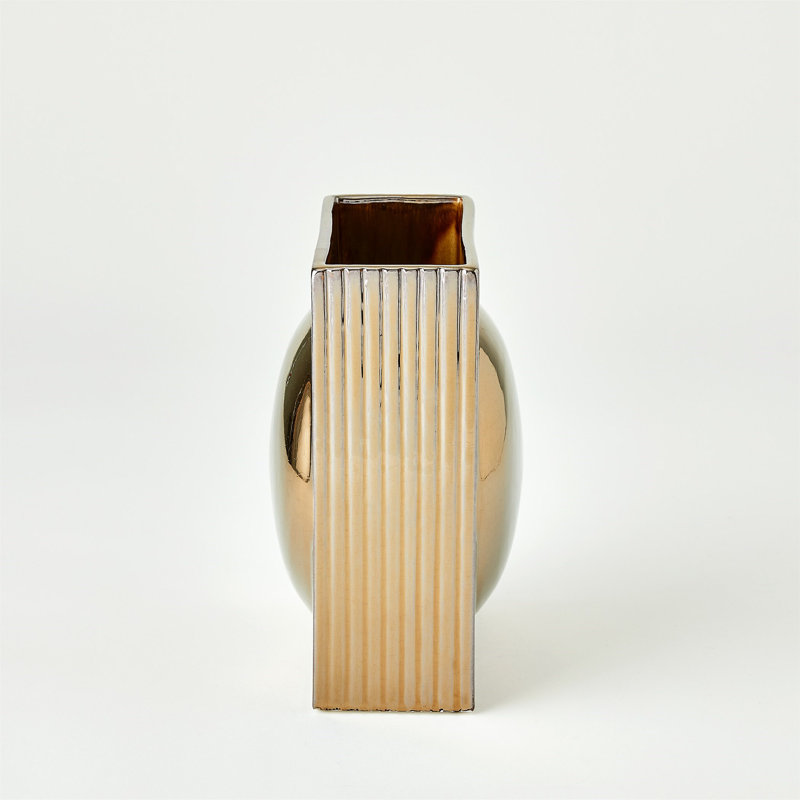 Symbiotic Vase-Bronze-Lg, 10" H x 7.5" W x 5" D