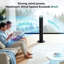 Ventilateur tour intelligent ZAFRO 36 pouces, oscillant à 120 °, 12 vitesses 4 modes, commande vocale silencieuse sans fil DC 22dB-132717048